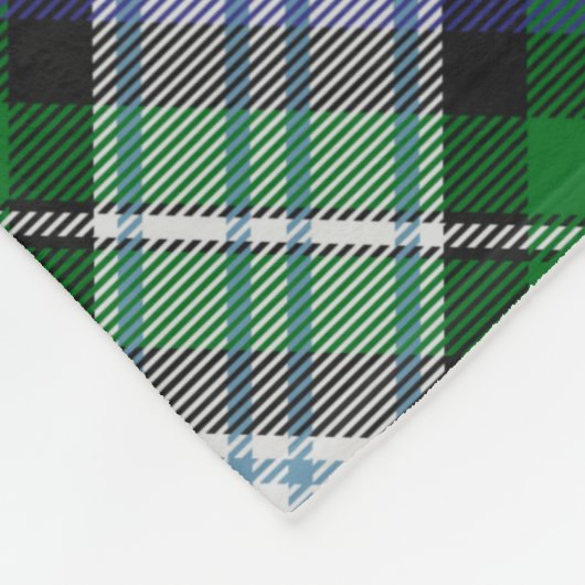 Clan MacKenzie Dress Tartan Fleece Blanket (Hoek)