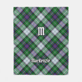 Clan MacKenzie Dress Tartan Fleece Blanket Deken (Voorkant)