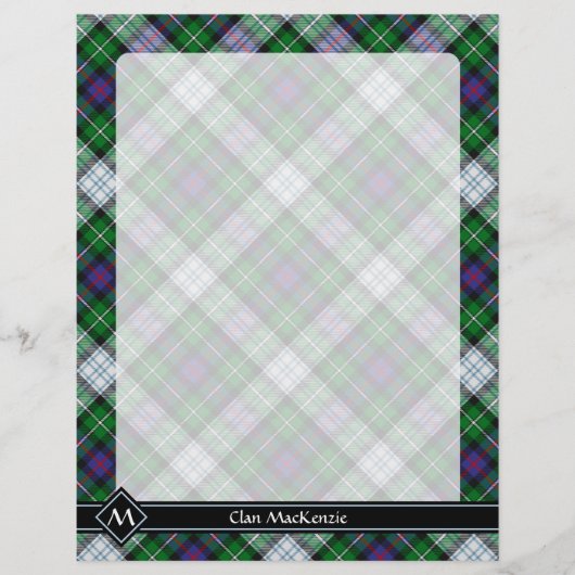 Clan MacKenzie Dress Tartan Flyer (Voorkant)