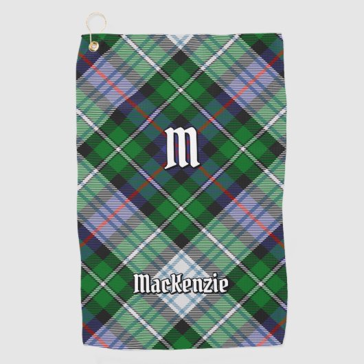 Clan MacKenzie Dress Tartan Golf Towel Golfhanddoek (Voorkant)