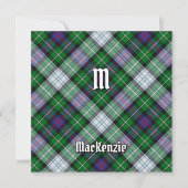 Clan MacKenzie Dress Tartan Kaart (Voorkant)