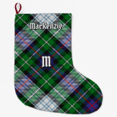 Clan MacKenzie Dress Tartan Kerststop Grote Kerstsok (Voorkant)