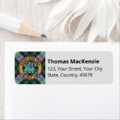 Clan MacKenzie Dress Tartan Label (Insitu)