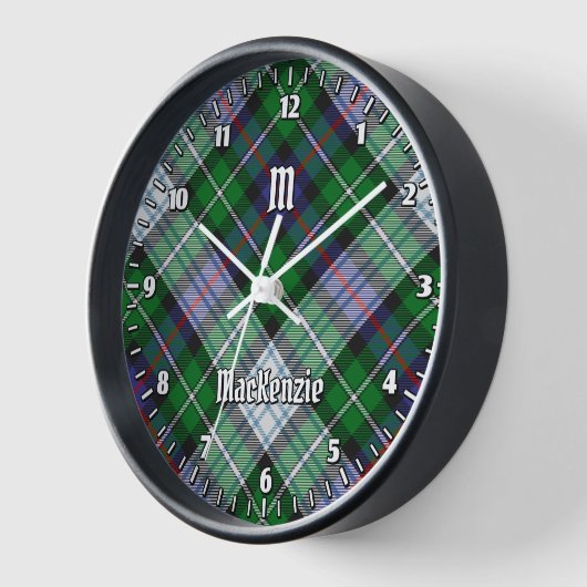 Clan MacKenzie Dress Tartan Large Clock (Hoek)