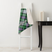 Clan MacKenzie Dress Tartan Sherpa Blanket Deken (In situ)