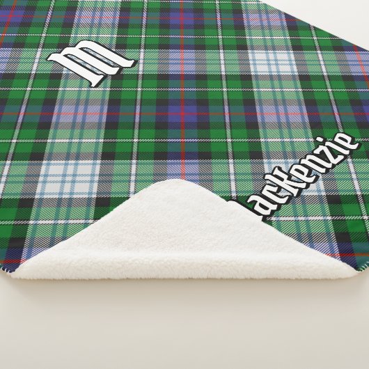 Clan MacKenzie Dress Tartan Sherpa Blanket Sherpa Deken (3/4)