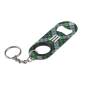 Clan MacKenzie Dress Tartan Sleutelhanger Bottle O Mini Flessenopener (Voorkant Gekanteld)
