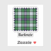 Clan MacKenzie Dress Tartan Sticker (Vel)