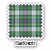 Clan MacKenzie Dress Tartan Sticker (Voorkant)