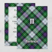 Clan MacKenzie Dress Tartan Uitnodiging (Voorkant / Achterkant)