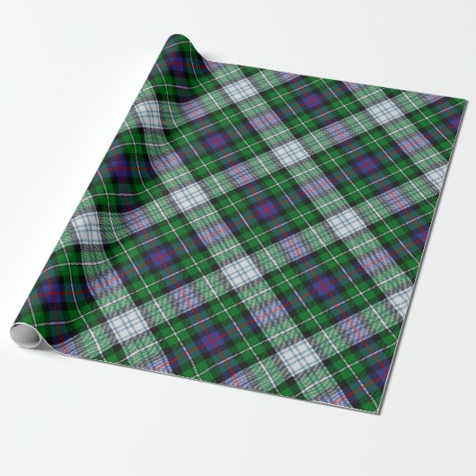 Clan MacKenzie Dress Tartan Wrapping Paper Cadeaupapier (Uitgerold)