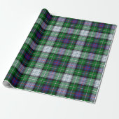 Clan MacKenzie Dress Tartan Wrapping Paper Cadeaupapier (Uitgerold)