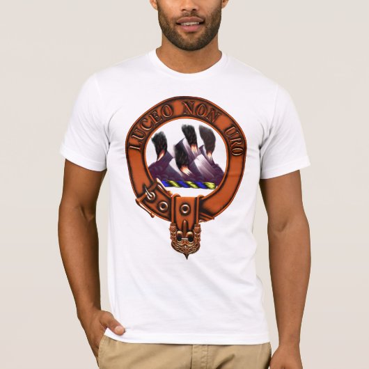 Clan MacKenzie Family Crest en Targe T-shirt (Voorkant)