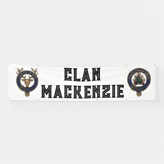 Clan Mackenzie Highland Games Tent Banner (Horizontaal)