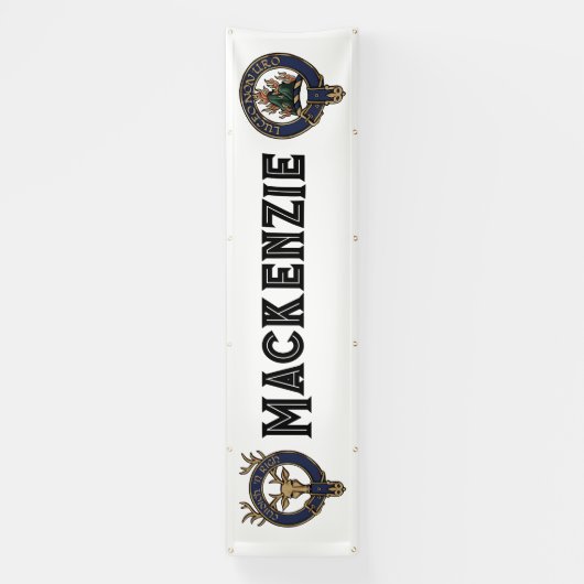 Clan Mackenzie Highland Games Tent Banner (Verticaal)