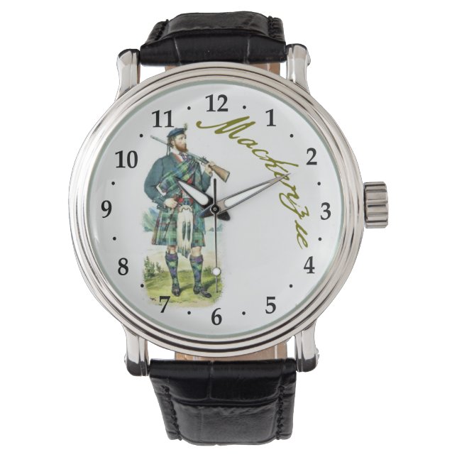 Clan MacKenzie horloge stijl 2 (Voorkant)