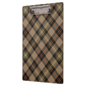 Clan MacKenzie Hunting Brown Tartan Clipboard Klembord (Links)