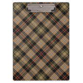 Clan MacKenzie Hunting Brown Tartan Clipboard Klembord (Voorkant)