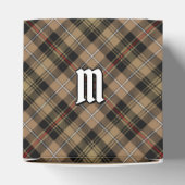 Clan MacKenzie Hunting Brown Tartan Favor Box Bedankdoosjes (Bovenkant)