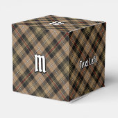 Clan MacKenzie Hunting Brown Tartan Favor Box Bedankdoosjes (Achterkant)