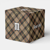Clan MacKenzie Hunting Brown Tartan Favor Box Bedankdoosjes (Achterkant)