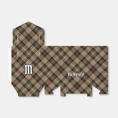 Clan MacKenzie Hunting Brown Tartan Favor Box Bedankdoosjes (Uitgevouwen)
