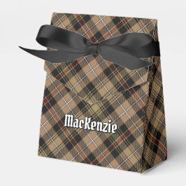 Clan MacKenzie Hunting Brown Tartan Favor Box Bedankdoosjes