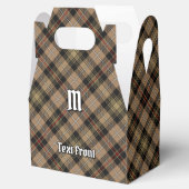 Clan MacKenzie Hunting Brown Tartan Favor Box Bedankdoosjes (Geopend)