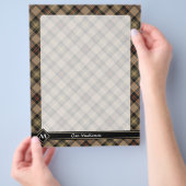 Clan MacKenzie Hunting Brown Tartan Flyer (Hand)