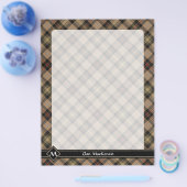 Clan MacKenzie Hunting Brown Tartan Flyer (Enkel)