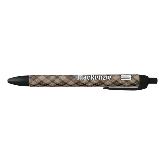 Clan MacKenzie Hunting Brown Tartan Ink Pen (Bodem)
