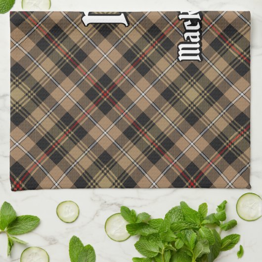 Clan MacKenzie Hunting Brown Tartan Kitchen Towel Theedoek (Gevouwen)