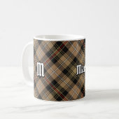 Clan MacKenzie Hunting Brown Tartan Koffiemok (Voorkant links)