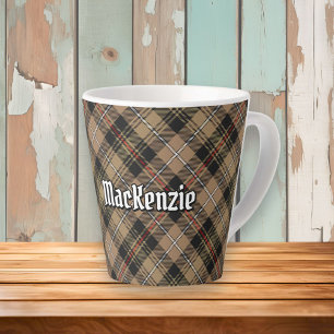 Clan MacKenzie Hunting Brown Tartan Latte Mok