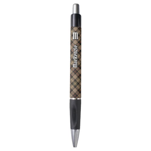 Clan MacKenzie Hunting Brown Tartan Pen (Voorkant Verticaal)