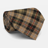 Clan MacKenzie Hunting Brown Tartan Stropdas (Opgerold)