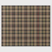 Clan MacKenzie Hunting Brown Tartan Wrapping Paper Cadeaupapier (Vlak)