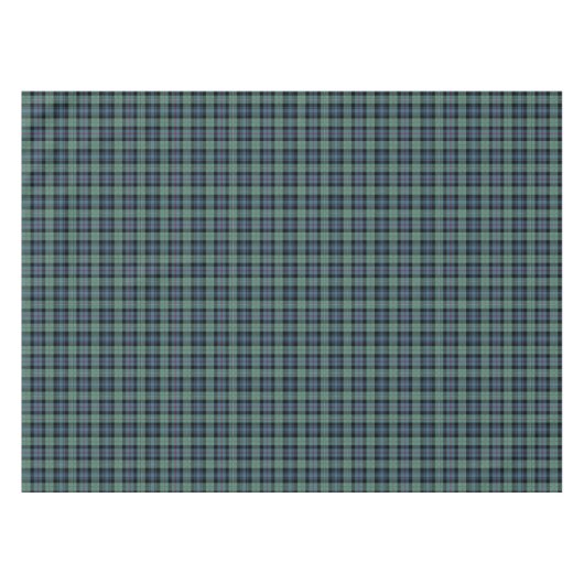 Clan Mackenzie Lichtgroen Oud Schots Tartan Tafelkleed (Voorkant (Horizontaal))