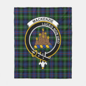 Clan MacKenzie Modern Tartan Pset Fleece Deken (Voorkant)
