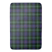 Clan MacKenzie Plaid Groen Paarse Check Tartan Badmat (Voorkant Verticaal)