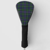 Clan MacKenzie Plaid Groen Paarse Check Tartan Golfheadcover (Voorkant)