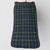 Clan MacKenzie Plaid Groen Paarse Check Tartan Golfheadcover (Draai 90)