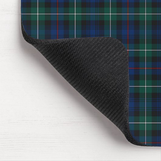 Clan Mackenzie Royal Blue en Forest Green Tartan Muismat (Hoek)