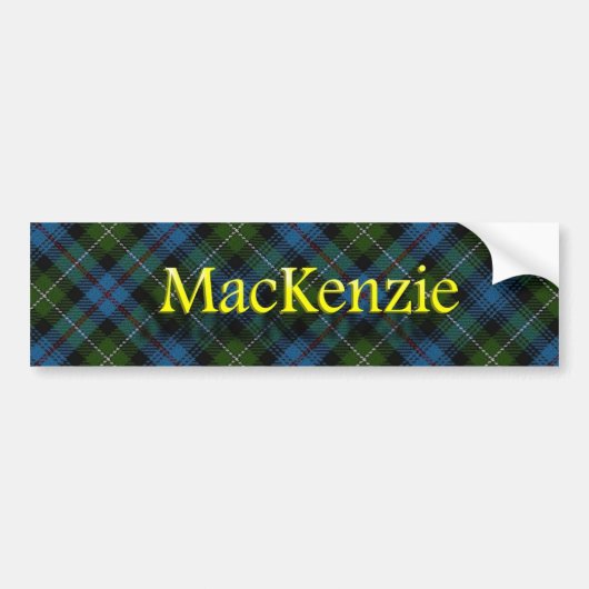 Clan MacKenzie Schots Bumpersticker (Voorkant)
