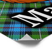 Clan MacKenzie Scottish Tartan Poster (Hoek)