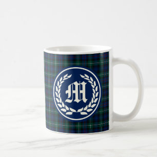 Clan MacKenzie Standaard Tartan Monogram Koffiemok