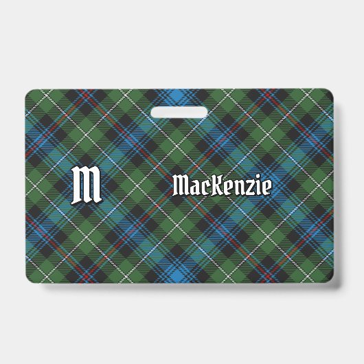 Clan MacKenzie Tartan Badge (Voorzijde)