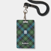 Clan MacKenzie Tartan Badge (Voorkant met koord)