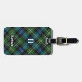 Clan MacKenzie Tartan Bagagelabel (Voorkant horizontaal)