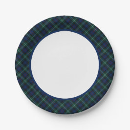 Clan Mackenzie Tartan Border Papieren Bordje
